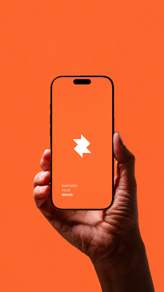 Orange glow logo design